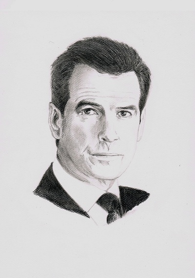 Portrait Pierce Brosnan 007